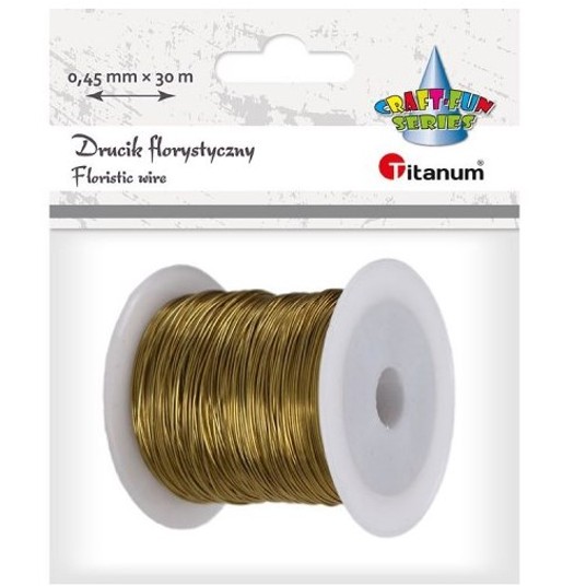 DRUT DEKOR 045MM/30M ZŁ.PJ499 -zdjęcie numer 1