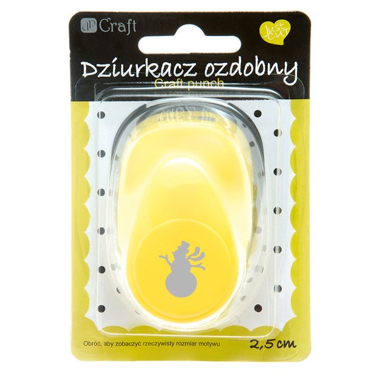 DZIURKACZ OZDOBNY 2,5CM BAŁWANEK 2 -zdjęcie numer 1