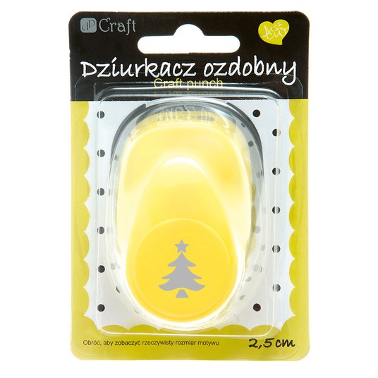 DZIURKACZ OZDOBNY 2,5CM CHOINKA 6868 -zdjęcie numer 1
