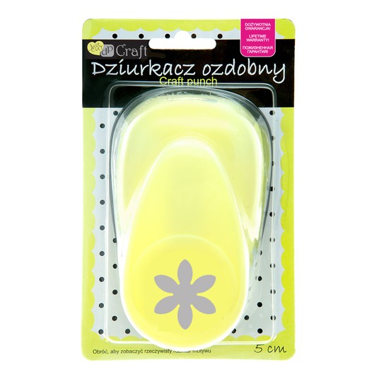 DZIURKACZ OZDOBNY 5 CM STOKROTKA 2 -zdjęcie numer 1