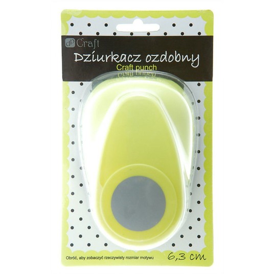 DZIURKACZ OZDOBNY 6,3CM KOŁO -zdjęcie numer 1