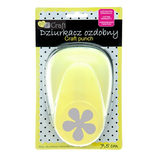 DZIURKACZ OZDOBNY 7,5 CM KWIATEK 4 1076 -zdjęcie numer 1