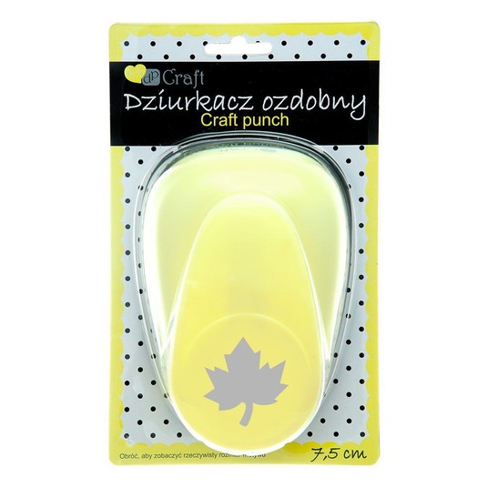 DZIURKACZ OZDOBNY 7,5CM KLON -zdjęcie numer 1