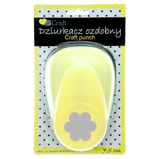 DZIURKACZ OZDOBNY 7,5CM KWIATEK 5618 -zdjęcie numer 1