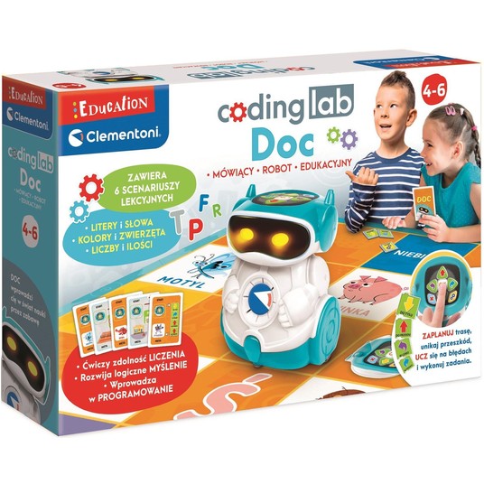 EDUKACYJNY ROBOT DOC CLEMENTONI 7306 -zdjęcie numer 1