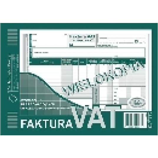 FAKTURA VAT WZÓR PEŁNY A5 140-3E WIELOKOPIA -zdjęcie numer 1