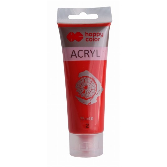 FARBA AKRYLOWA 75ML (2) CZERWONA 6210 -zdjęcie numer 1