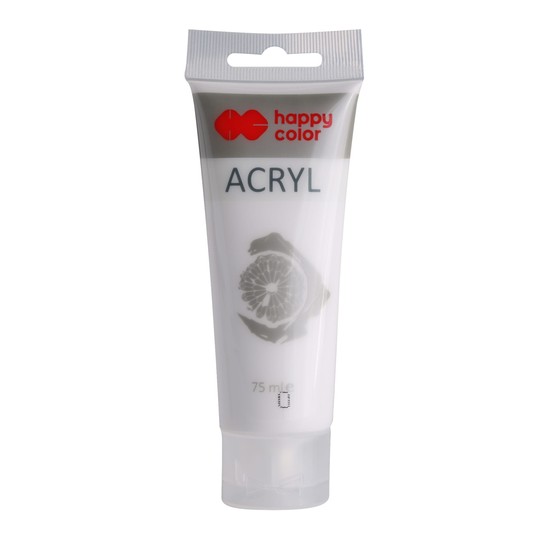FARBA AKRYLOWA 75ML BIEL TYTANOWA (0) 6074 -zdjęcie numer 1