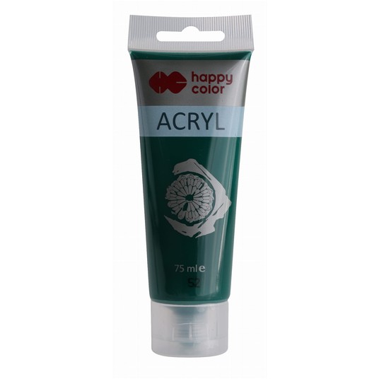 FARBA AKRYLOWA 75ML CIEMNOZIELONY(52) 6319 -zdjęcie numer 1