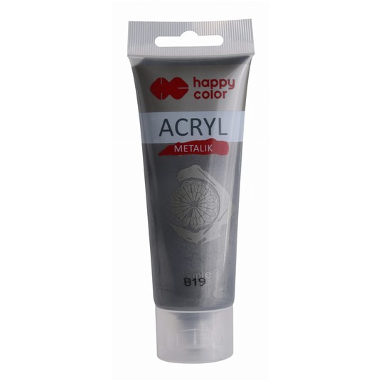 FARBA AKRYLOWA 75ML CZARNE SREBRO (819) 9808 -zdjęcie numer 1