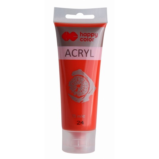 FARBA AKRYLOWA 75ML J. CZERWONY (24) -zdjęcie numer 1