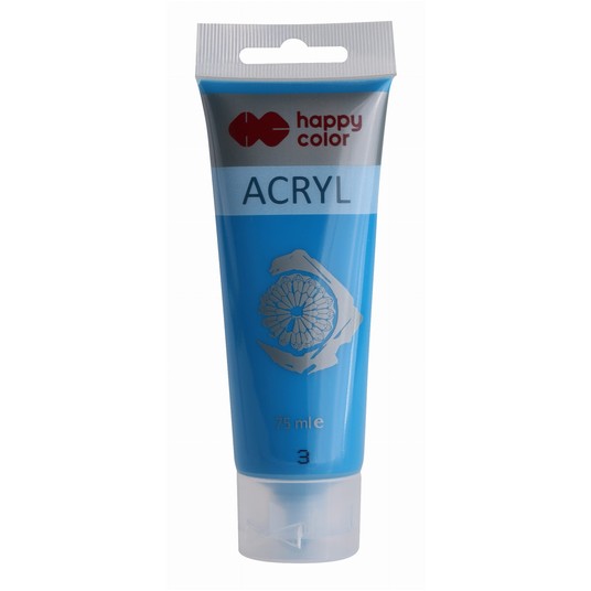 FARBA AKRYLOWA 75ML NIEBIESKA (3) 6258 -zdjęcie numer 1