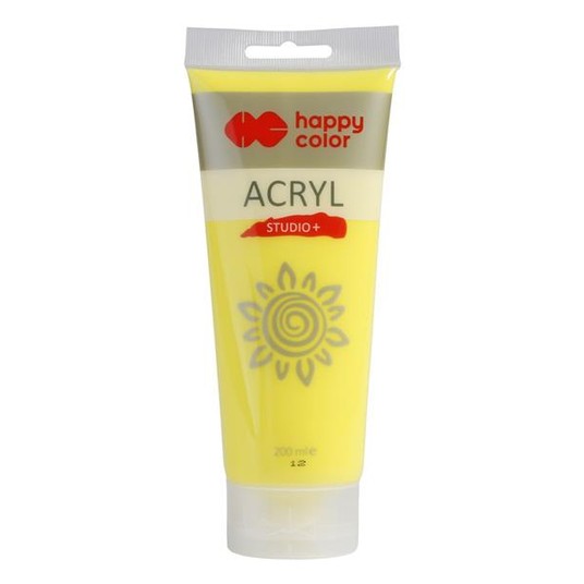 Farba akrylowa Studio 200ml cytrynowy(12) 8047 -zdjęcie numer 1