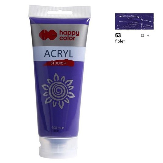 Farba akrylowa Studio 200ml fiolet (63) 8191 -zdjęcie numer 1
