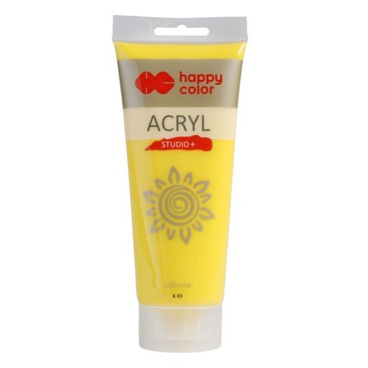 Farba akrylowa Studio 200ml jasnożółty(10) 8054 -zdjęcie numer 1