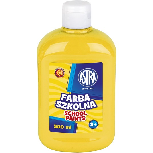 FARBA SZKOL. ASTRA 500ML. ŻÓŁTA 83410903 -zdjęcie numer 1