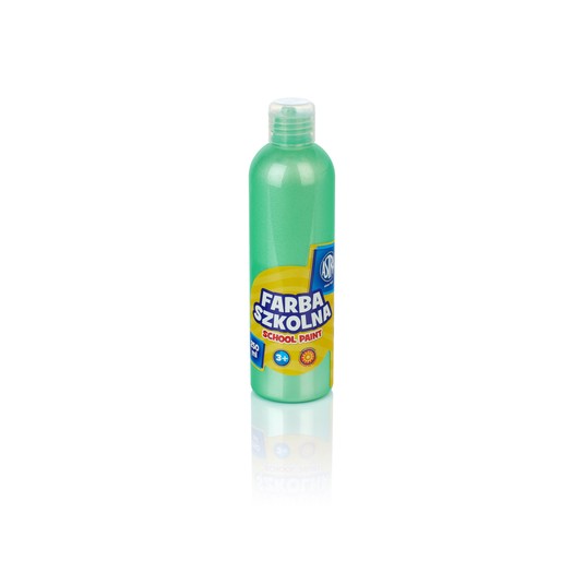 FARBA SZKOLNA ASTRA 250ML METAL. ZIELONA 8414 -zdjęcie numer 1