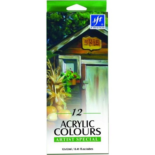 FARBY AKRYLOWE 12KOL/12ML TUBY 8875 -zdjęcie numer 1