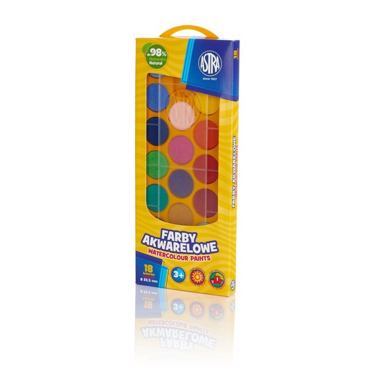 FARBY AKWARELOWE 18KOL FI23,5MM 302118003 A'5 6135 -zdjęcie numer 1