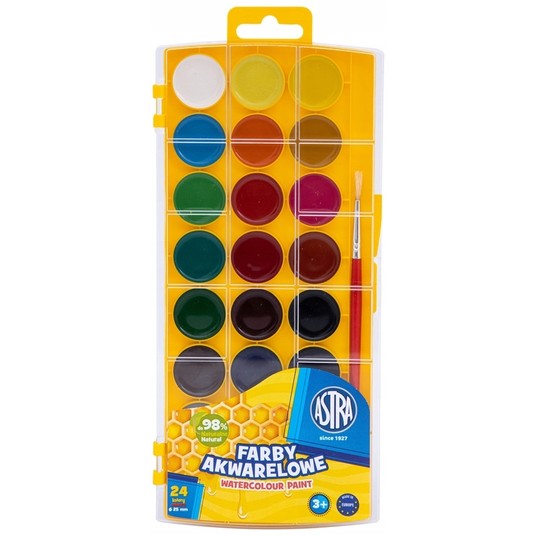 FARBY AKWARELOWE 24KOL FI 25MM 1566 -zdjęcie numer 1