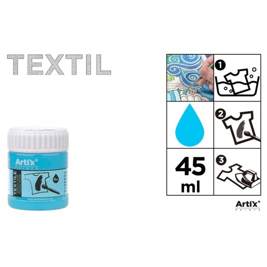 FARBY DO TKANIN 45ML LAZUROWA ARTIX 2806 -zdjęcie numer 1