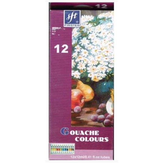 FARBY GWASZE 12KOL/12ML TUBA 8882 -zdjęcie numer 1