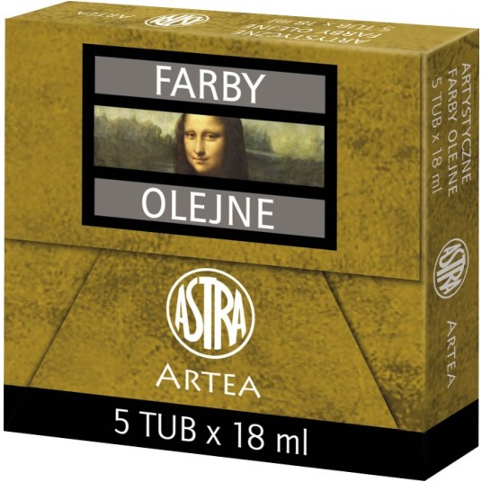 FARBY OLEJNE ARTEA 18ML BIEL TYTANOWA A'5 3054 -zdjęcie numer 1