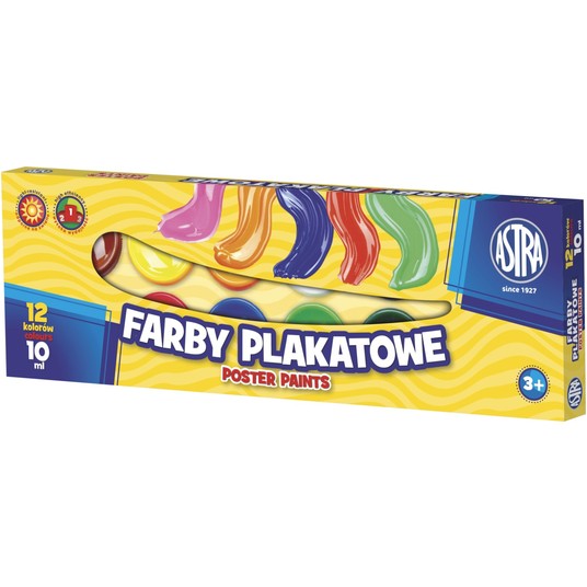 FARBY PLAK. 12KOL./10ML. 83115902 ASTRA A'10 0539 -zdjęcie numer 1