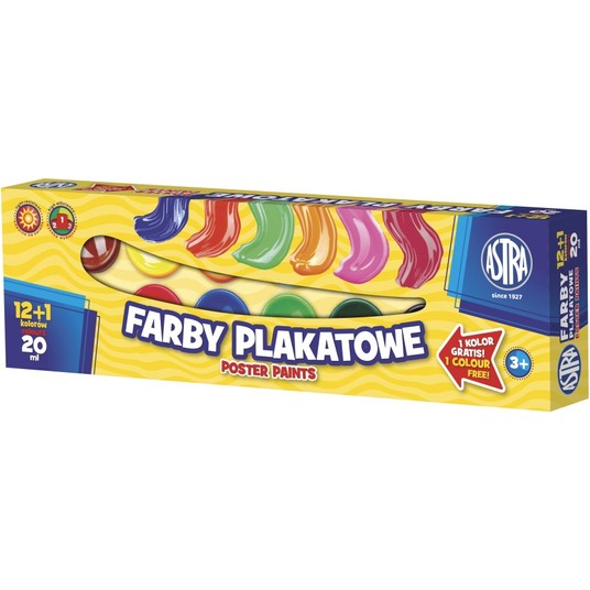 FARBY PLAKAT. 13KOL/20ML. 301115005 ASTRA A'4 7481 -zdjęcie numer 1