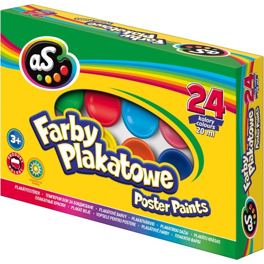 FARBY PLAKATOWE AS 24 KOL. 20ML. A'2 9272 -zdjęcie numer 1