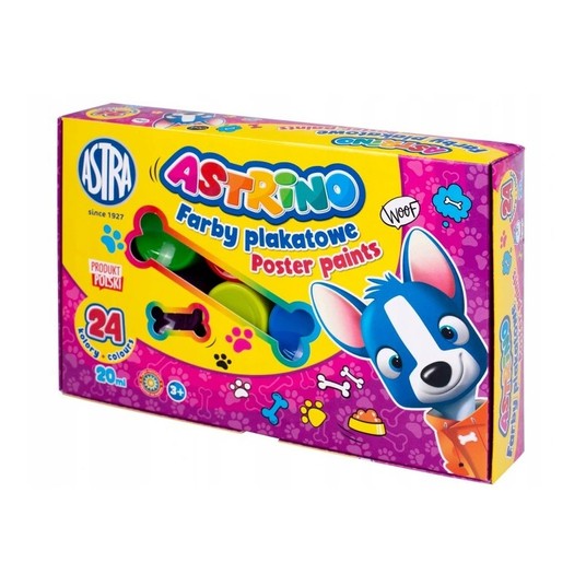 FARBY PLAKATOWE ASTRINO 24 KOL.-20ML 8051 -zdjęcie numer 1