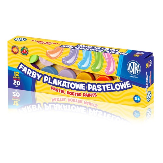 FARBY PLAKATOWE PASTELOWE 12KOL 301118001 A'4 -zdjęcie numer 1