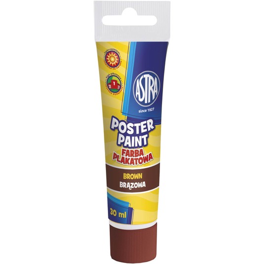 FARBY PLAKATOWE TUBA 30ML. BRĄZOWA 83110913 A'6 -zdjęcie numer 1