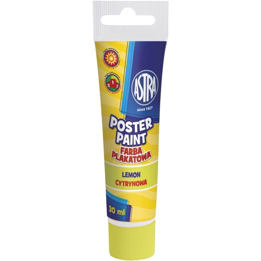 FARBY PLAKATOWE TUBA 30ML. CYTRYNA 83110908 A'6 -zdjęcie numer 1