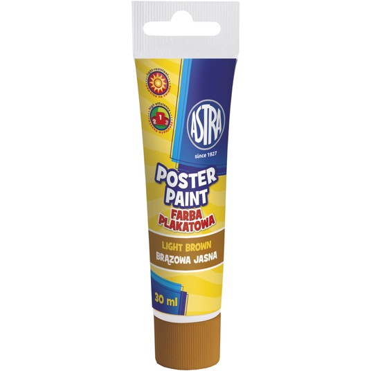 FARBY PLAKATOWE TUBA 30ML. J. BRĄZOWA 83110912 A'6 -zdjęcie numer 1
