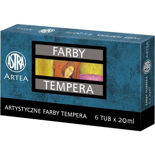 FARBY TEMPERA 6KOL./20ML. 83419901 -zdjęcie numer 1