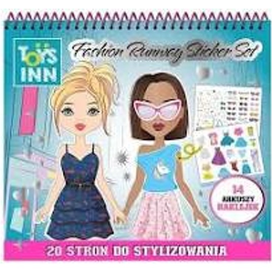 FASHION RUNWAY STICKER SET TOYSLNN 9469 STNUX -zdjęcie numer 1