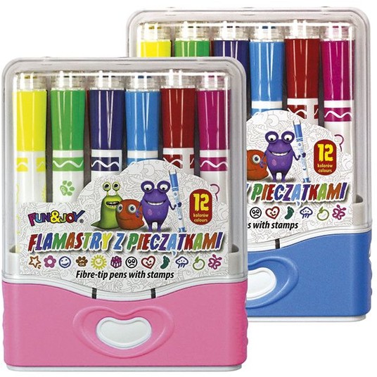 FLAMASTRY Z PIECZĄTKAMI 12K ET -zdjęcie numer 1