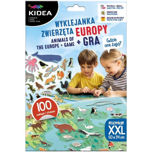 GDZIE ONE ŻYJĄ? ZWIERZĘTA EUROPY + GRA KIDEA 8558 -zdjęcie numer 1