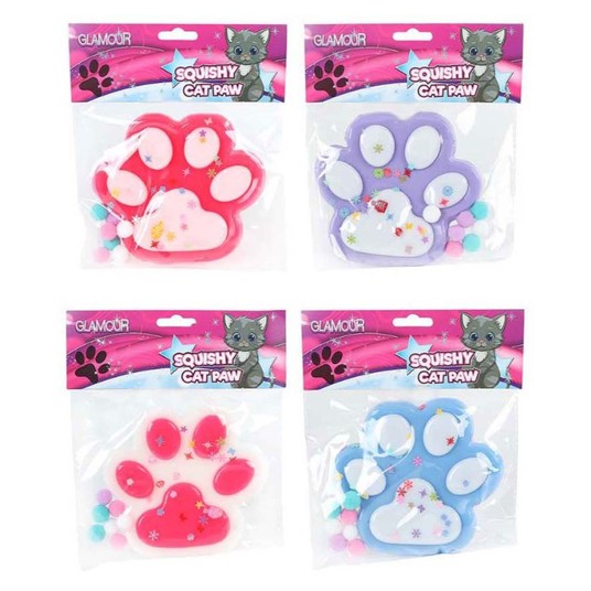 GNIOTEK ŁAPA KOTA MEGA 12,5CM 4-KOLORY GLAMOUR -zdjęcie numer 1