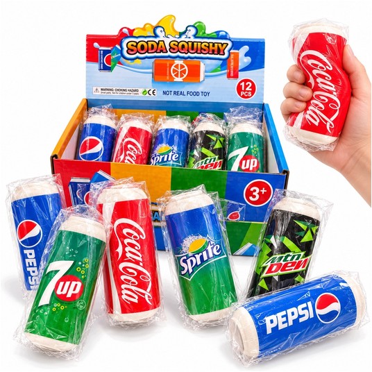 GNIOTEK SQUEEZE PUSZKA PEPSI/SPRITE/COLA 14CM A"12 -zdjęcie numer 1