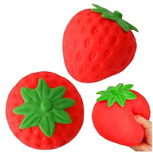 GNIOTEK TRUSKAWKA JUMBO DO ŚCISKANIA 14X14X15CM -zdjęcie numer 1