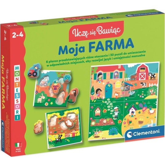 GRA EDUKACYJNA CLEMENTONI MOJA FARMA 4305 -zdjęcie numer 1