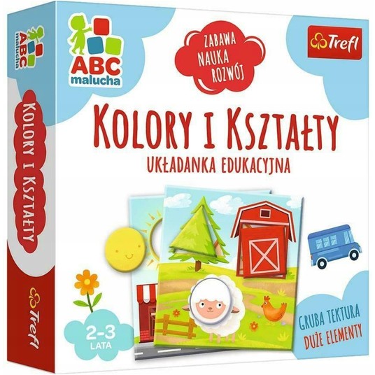 GRA KOLORY I KSZTAŁTY / ABC MALUCHA 01939 -zdjęcie numer 1