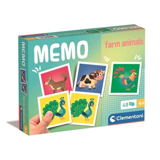 GRA PLANSZOWA CLEMENTONI MEMO ZWIERZĄTKA 3166 -zdjęcie numer 1