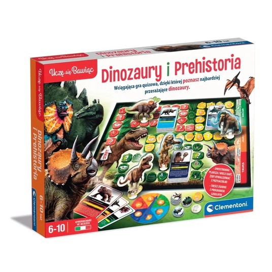 GRA PLANSZOWA DINOZAURY I PREHISTORIA 8044 -zdjęcie numer 1