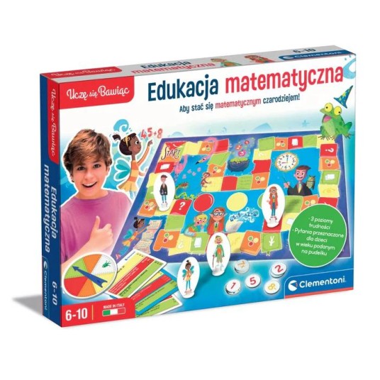 GRA PLANSZOWA EDUKACJA MATEMATYCZNA 7788 -zdjęcie numer 1