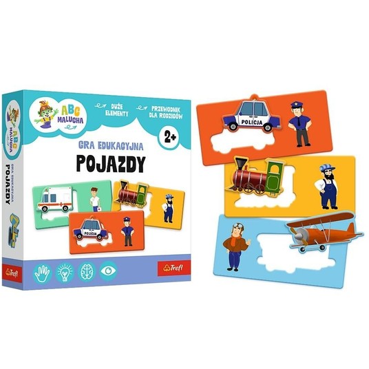 GRA POJAZDY ABC MALUCHA 02907 -zdjęcie numer 1
