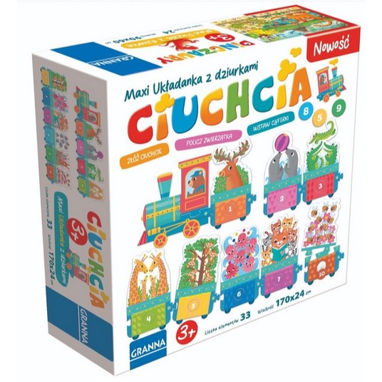 GRA UKŁADANKA MAXI CIUCHCIA 4434 -zdjęcie numer 1