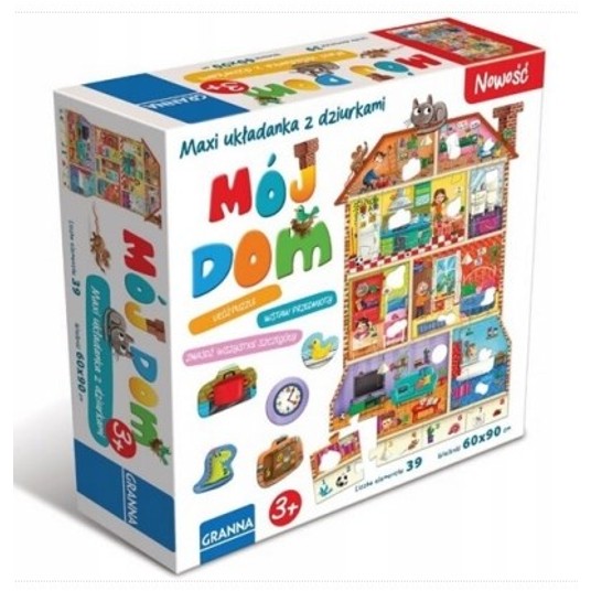 GRA UKŁADANKA MAXI MÓJ DOM 4427 -zdjęcie numer 1